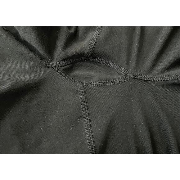 IDEOLOGY HIGH RISE ACTIVEWEAR LEGGINGS, WOMENS, L, BLACK W/PINK TRIM,FULL LENGTH - Picture 4 of 11